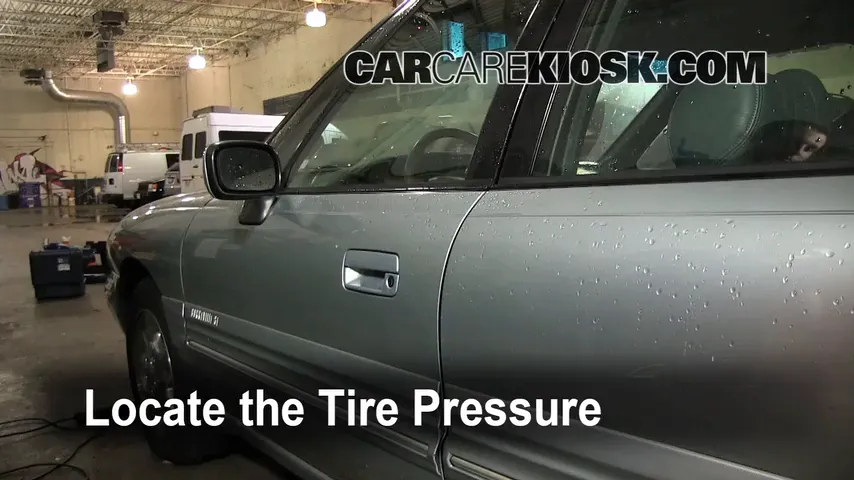 1997 Pontiac Bonneville SE 3.8L V6 Tires & Wheels Check Tire Pressure